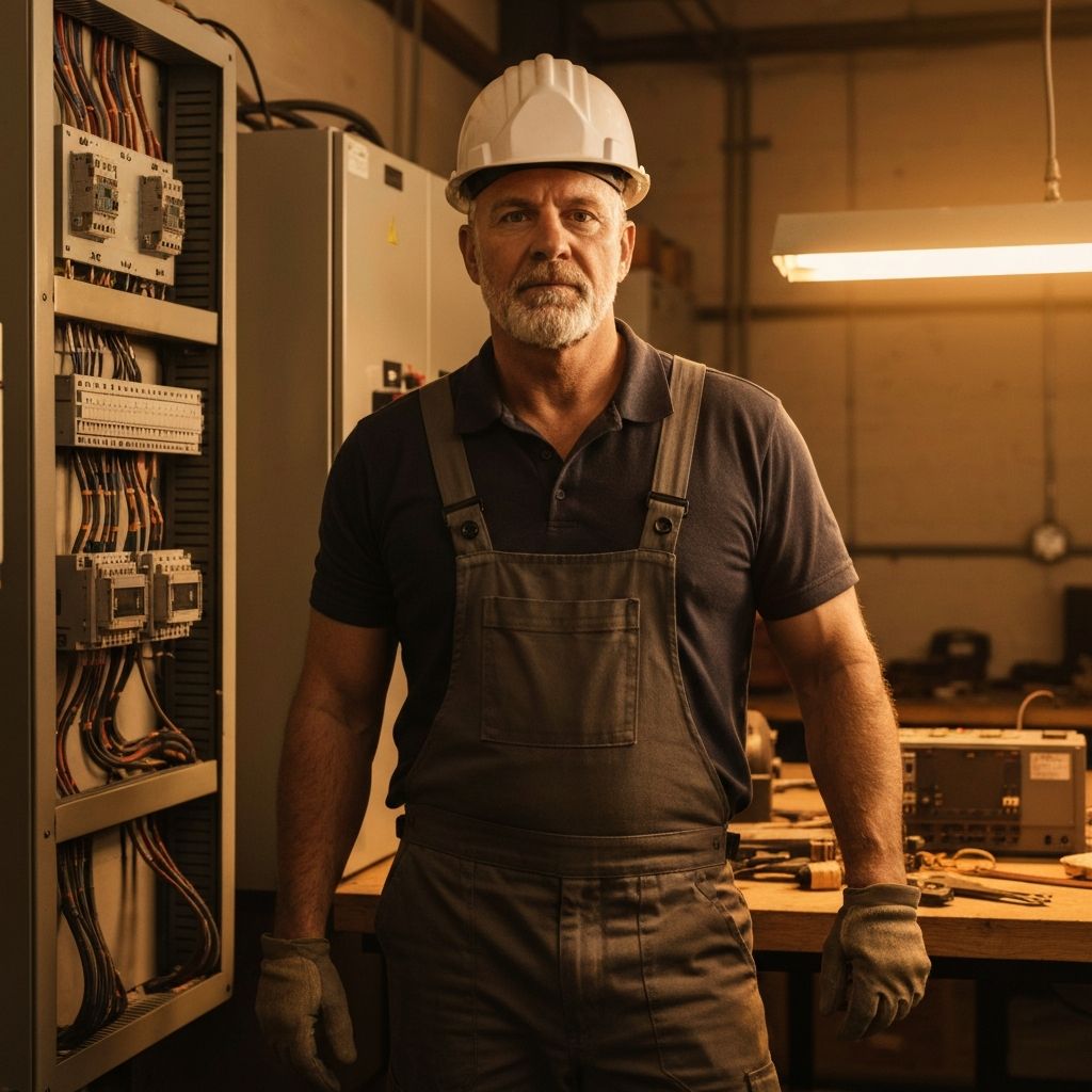 Professional electrician